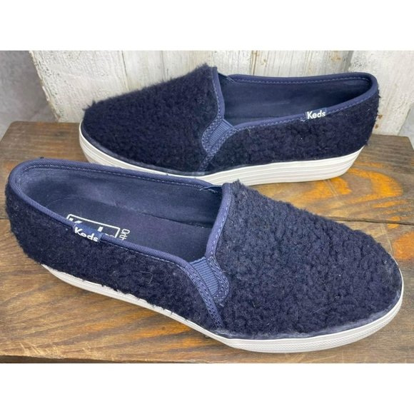 KEDS Sherpa Sneakers Triple Decker Shoes 💙Dream Foam Insole Woman’s 6.5 - Picture 2 of 8